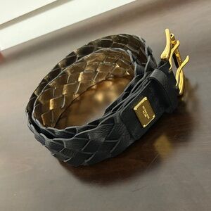 Michael Kors Leather Belt - Black